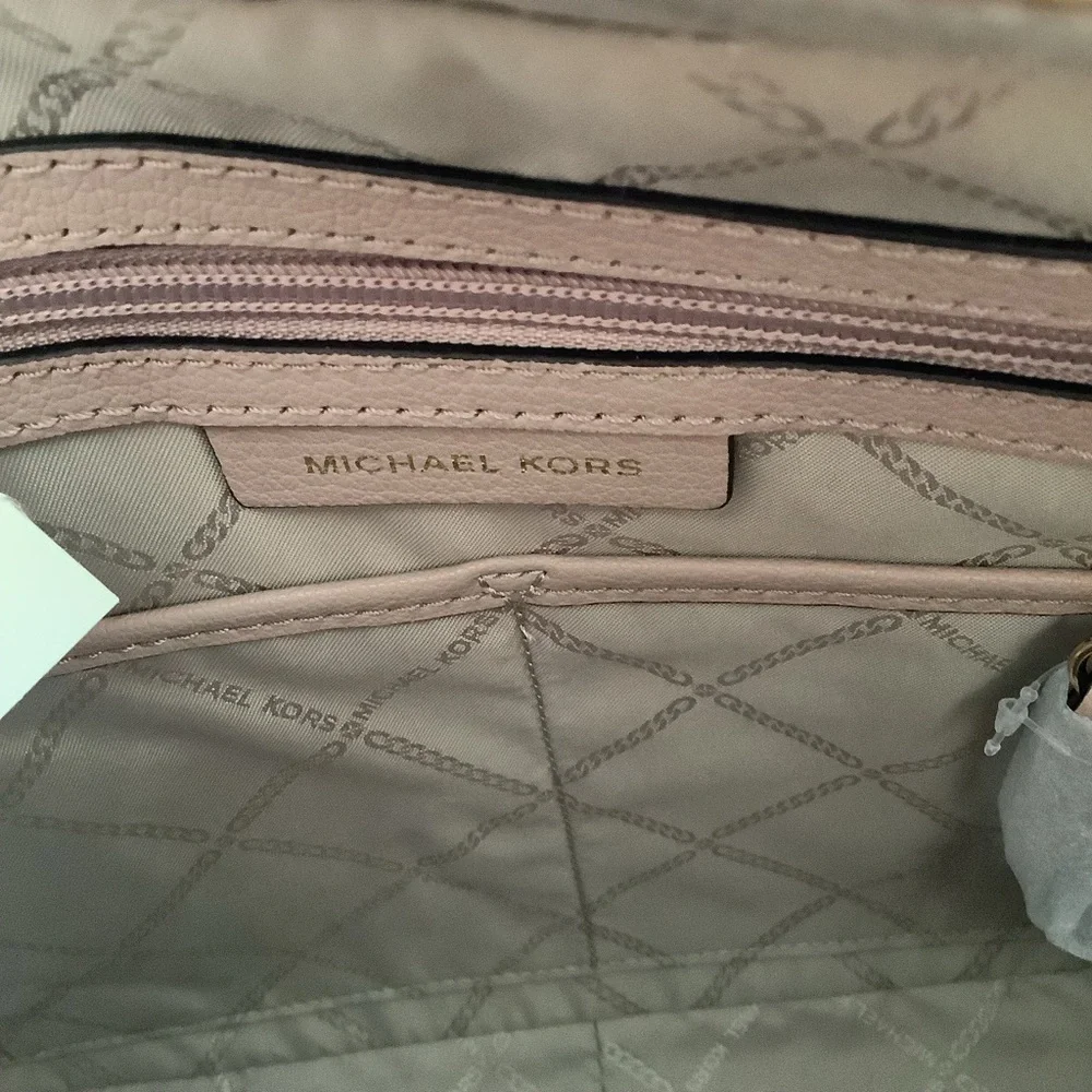 Michael Kors Sylvia Fawn‎ Leather Tote Bag NWT
